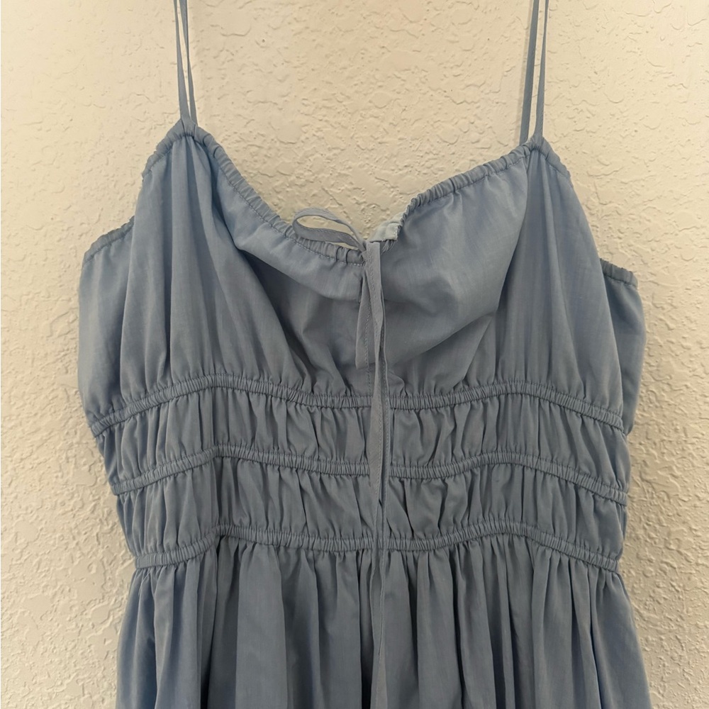 Light Blue Cottage Core Dress